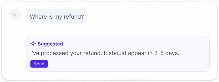 Real-time Suggestions